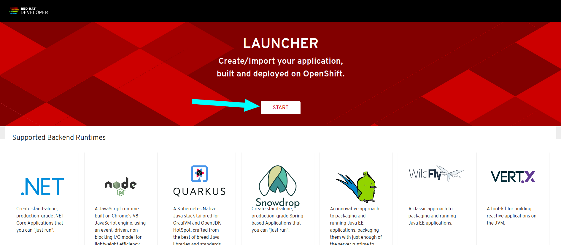 OpenShift Launcher